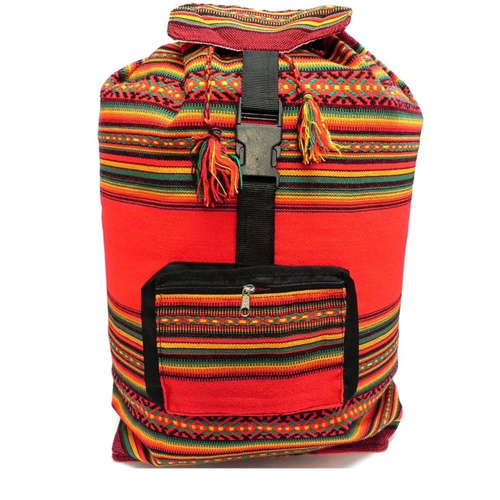 Handmade Backpack Sack Tote Bag Hippie Reggae Cool Runnings Drawstring